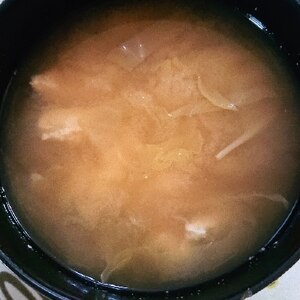 豆腐＆キャベツの味噌汁